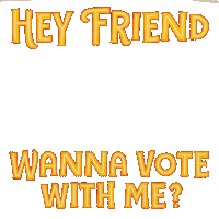 Voting Best Friend Sticker by INTO ACTION