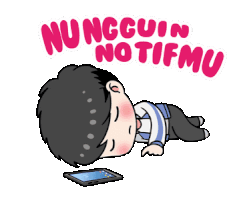 animation notice me Sticker