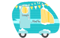 bus van Sticker by Benefit Cosmetics