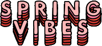 Spring Vibes Sticker by Poppy Deyes