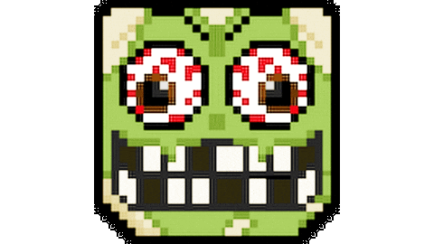 8 Bit Halloween Sticker by Deadstream