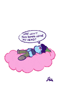 Thinking Song Sticker