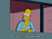 homer simpson fighting GIF