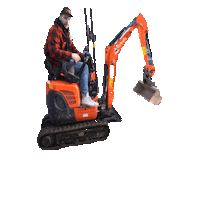 Bagger Jumping Sticker by Meerkötter GmbH