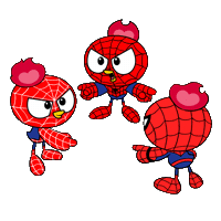 Blaming Spider-Man Sticker