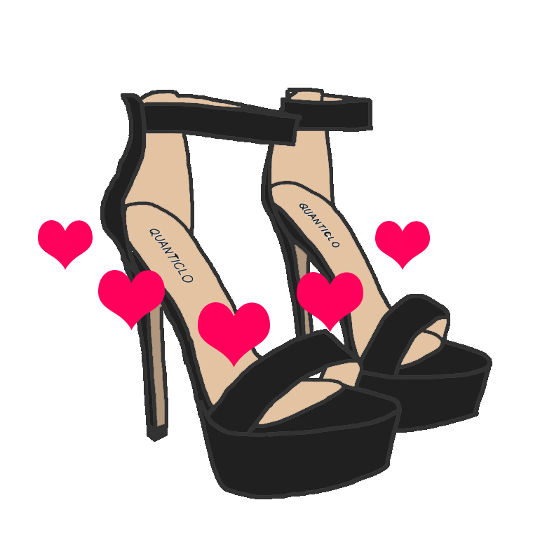shoes heels Sticker by Quanticlo