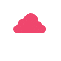 pulpwire pink rain cloud weather Sticker