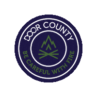 doorcounty wisconsin leave no trace lnt door county Sticker