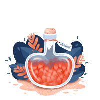 Love Potion Illustration Sticker