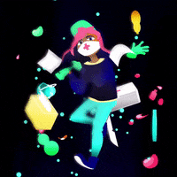 pixel_farm animation girl loop design GIF