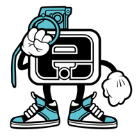 Enkreprinte logo maskot enkreprinte enkr Sticker