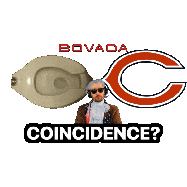 Chicago Bears Sticker by Bovada