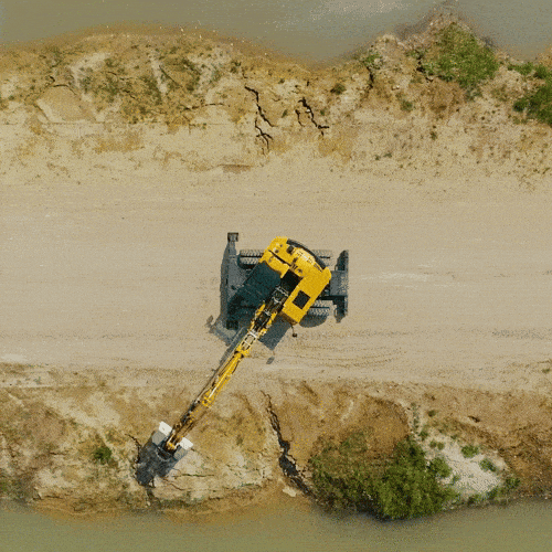 Worker Excavator GIF by HYDREMA
