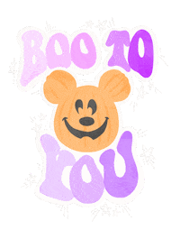 Boo To You Mickey Mouse Sticker by My Oh My Supply Co.