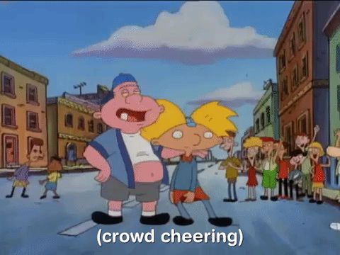 hey arnold nick splat GIF