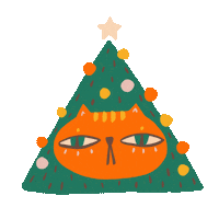 Merry Christmas Happy Holidays Sticker