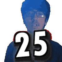 Number 25 Sticker