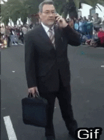 suit mullet GIF
