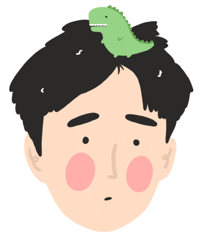 Ew No Sticker by Patricia Tjandra