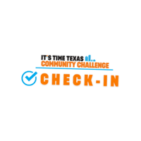 itstimetx itt check-in community challenge its time texas Sticker