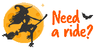 halloween moon Sticker by Aeroplan