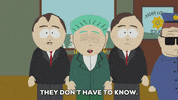 mayor mcdaniels explaining GIF by South Park 