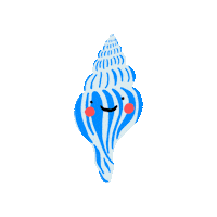 peachbabystudio animal ocean shell seashell Sticker
