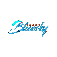 Blue Sky Sticker by Parapente Bluesky