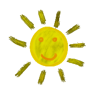 Good Morning Sun Sticker by Raul Valiente