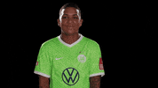 Look Here Reaction GIF by VfL Wolfsburg
