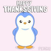 Thanks Giving Penguin GIF by Pudgy Penguins