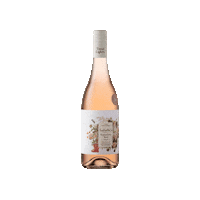 capewine pink wine rose bottle Sticker