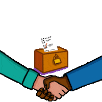 Heal Ballot Box Sticker by Creative Courage