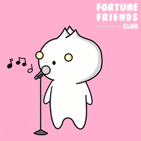 FortuneFriends_ dance music food singer GIF