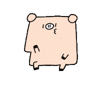 gill4811084 dance pink move pig Sticker