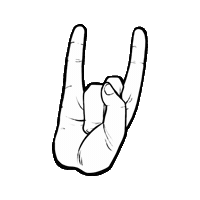 Rock On Sticker by Live Nation
