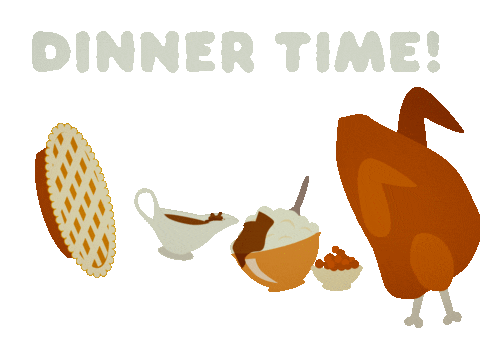Dinner Thanksgiving Sticker