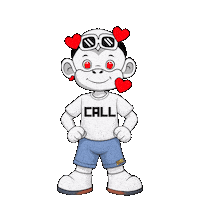 Calling Call Me Sticker by Zhot