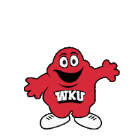 Happy Big Red Sticker by Western Kentucky University