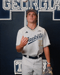 Georgia Tech Baseball GIF by Georgia Tech Yellow Jackets