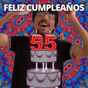 ¡Feliz 55.º cumpleaños!