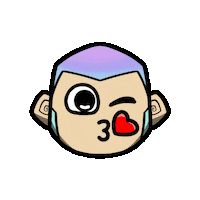 Blow Kiss Love Sticker