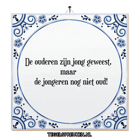 Respect Jong Sticker by Tegelspreuken.nl