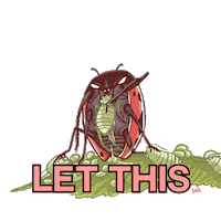 Threaten Lady Bug Sticker