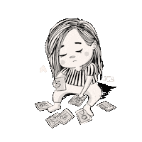 Sad Cartoon Sticker
