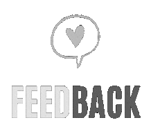 Feedback Branco Sticker