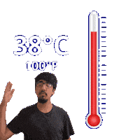 38 Degrees Sticker