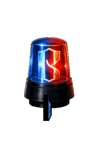 Police Alarm Sticker by Gunoven
