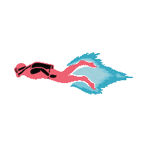radbanditco workout fast swimming speed Sticker