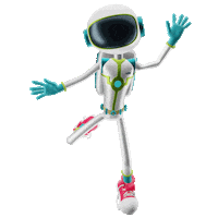 somoscrmservices space rocket cosmo crm Sticker